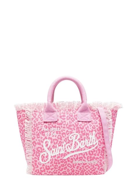 Borsa Media in canvas SAINT BARTH | COL0001 COLETTE03479L PASTEL LEOPARD 21